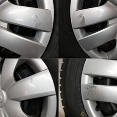 ＜新品スタッドレス  &  ホイール 4本＞ 165/70R1 4 トーヨータイヤ 2015年製 14x5J トヨタ純正 4H -100 アクア等　　～横浜市旭区 ズーラシア近く～