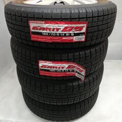 ＜新品スタッドレス  &  ホイール 4本＞ 165/70R1 4 トーヨータイヤ 2015年製 14x5J トヨタ純正 4H -100 アクア等　　～横浜市旭区 ズーラシア近く～