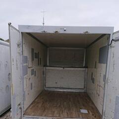【匝瑳市八日市場】No.Y-8 棚付きコンテナ 長さ約440cm×幅208cm×高さ235cmくらい 配送可
