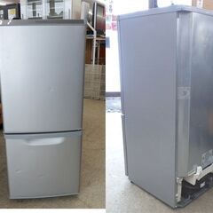 冷蔵庫 138L 2017年製 2ドア パナソニック Panasonic シルバー 100L