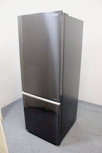 日立 2ドア冷凍冷蔵庫 275L トリプルパワー脱臭搭載 R-BF28JA(K)ブリリアントブラック 2020年製 HITACHI 家電 店頭引取歓迎 R4939)