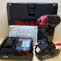 中古 マキタ　TD171 18V  インパクトドライバ　フルカスタムセット　BLOODSHOT