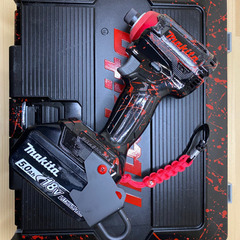 中古 マキタ　TD171 18V  インパクトドライバ　フルカスタムセット　BLOODSHOT
