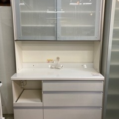 パモウナ レンジボード 食器棚 幅120cm 中古