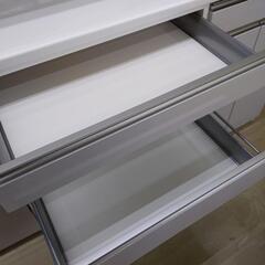 ⭐️上棚収納付き⭐️ 松田家具 レンジボード ポサーダ ダイニングボード W179×D49×H239cm 0111-01