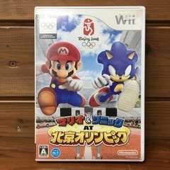 Wii ソフト　マリオ＆ソニック　AT 北京オリンピック　動作品