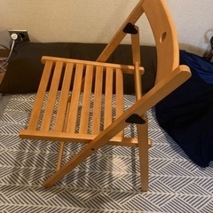 【ネット決済】折りたたみ椅子2脚セット　IKEA