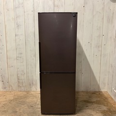 2017年製 シャープ 2ドア 冷蔵庫 271L SJ-PD27C-T 菊倉NS