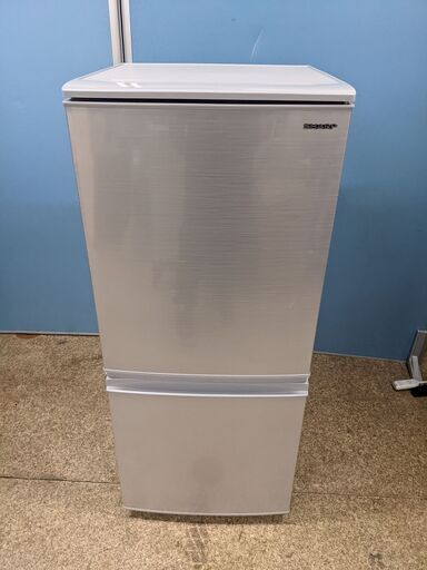 (売約済み)SHARP シャープ 137L ノンフロン冷凍冷蔵庫 SJ-D14E-S 2019年製 つけかえどっちもドア