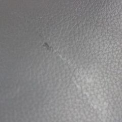 ニトリ 3人用電動本革テーブル付きリクライニングソファ ブラック NITORI  中古家具 店頭引取歓迎 R4986)