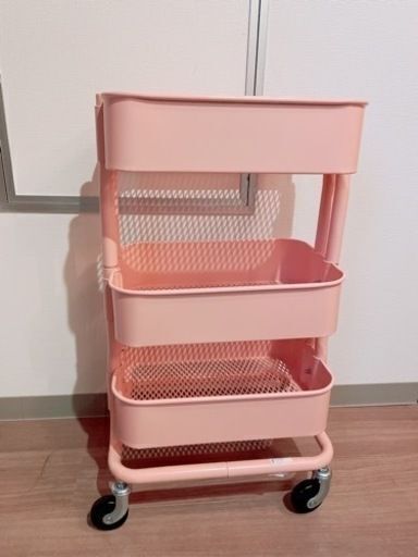 【お譲り先決まりました】IKEA ワゴン　ロースコグ