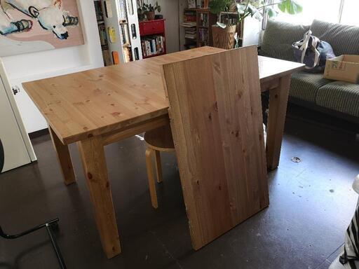 引き取り限定 大型 伸縮テーブル イケア ストールネス IKEA STORNAS