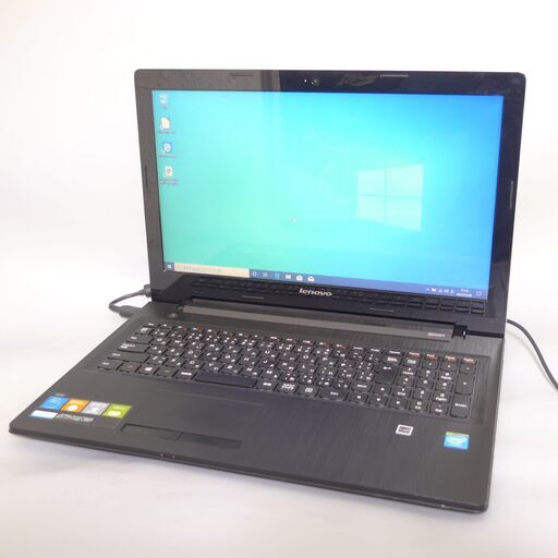 新品SSD シルバー ノートパソコン 15.6型 Lenovo レノボ G50-30 中古美品 Celeron 4GB DVDRW 無線 Bluetooth カメラ Win10 Office