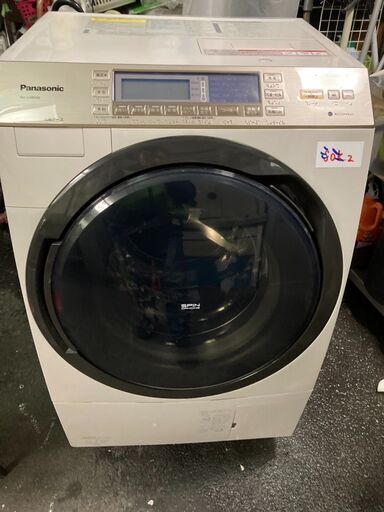 ☆中古 激安！！￥38,000！！＜目玉商品！＞Panasonic　パナソニック　10.0kg洗濯機　家電　2015年製　NA-VX8500L型　幅64cmｘ奥行72cmｘ高さ102cm【BBM029】
