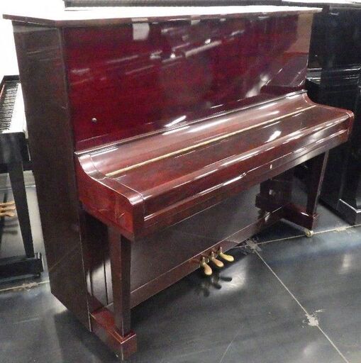 中古アップライトピアノ REAS HERMAN 品番不明 スタインリッヒピアノ製作所（浜松）高さ130cｍ 製造年不明