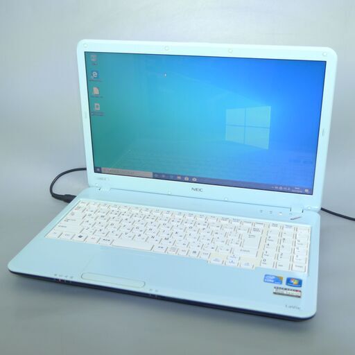 高速SSD ミントグリーン ノートパソコン 中古良品 15.6型 NEC PC-LS350BS1TL Core i3 4GB DVDRW 無線 WiFi Win10 Office 即使用可