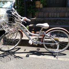 【ネット決済】【値下げ】中古・小学生女の子用自転車 ワイルドベリ...