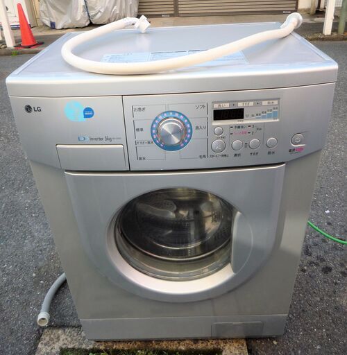 ☆LGエレクトロニクス WD-D50S 5.0kg ドラム式全自動洗濯機◆コンパクトサイズ！省スペース設置！