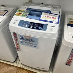 ◎B127 【良品】日立 全自動洗濯機 5.0kg ピュアホワイ...