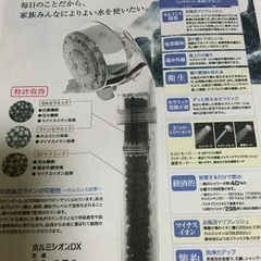 新品 シャワーヘッド 天然ラジウム鉱石 ホルミシス効果