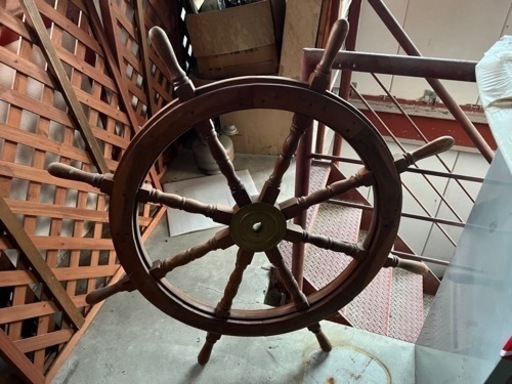 【レア・非売品】VAN JACKET 木製舵輪(船の舵)