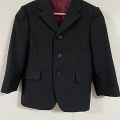 美品 スーツ ジャケット 単品 サイズ110 ブラック 黒