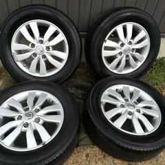 C26セレナ純正アルミホイール & ノーマルタイヤ195/65R15 4本セット
