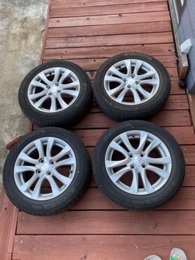 ヨコハマエコス165/65R15 ソリオ純正ホイール付き