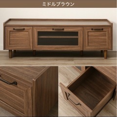 ニトリ　テレビ台　ノクタ　カラー(ブラウン) 木　木製
