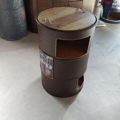 ドラム缶テーブルラック収納