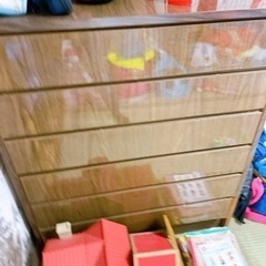 【ネット決済】古いレトロな茶色棚