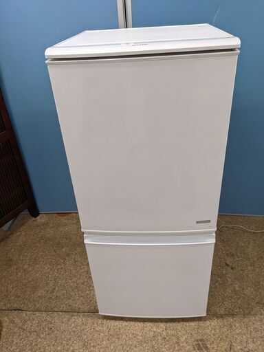 (売約済み)SHARP ノンフロン冷凍冷蔵庫 137L どっちもつけかえドア/自動霜取り/SJ-C14Y-P 2ドア 2014年製