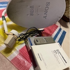 【終了】SONY CSアンテナ、デジタルCS放送受信セット　動作...