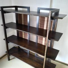 アンティーク 木製アジアンシェルフ