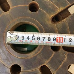 中古 旋盤用面板 37.5㎏ 直径約49cm □管理番号FG-3□