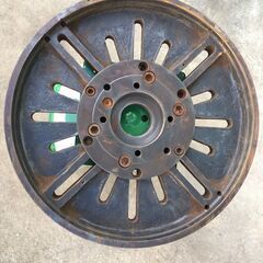 中古　旋盤用面板　37.5㎏　直径約49ｃｍ　■管理番号FG-3■ 中古 旋盤用面板 37.5㎏ 直径約49cm □管理番号FG-3□