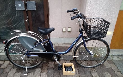 Panasonic [ViVi EX]26吋 電動アシスト自転車 12Ahバッテリー+充電器/インディゴブルー