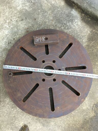 中古面板　旋盤用面板　555ｍｍ　55㎏‐65㎏　管理番号GH-8