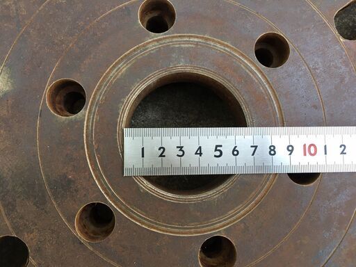 中古面板　旋盤用面板　555ｍｍ　55㎏‐65㎏　管理番号GH-8 中古面板 旋盤用面板 555mm 55㎏‐65㎏ 管理番号GH-8