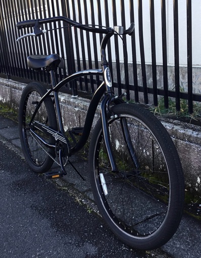 ○schwinn ・シュウィン・ビーチクルーザー 26インチ・ブラック・整備 ○schwinn ・シュウィン・ビーチクルーザー 26インチ・ブラック・整備