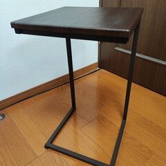 【ネット決済】サイドテーブル ブラウン 幅30×奥行30×高さ5...