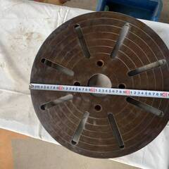 中古面板 旋盤用面板 430mm 管理番号♯11