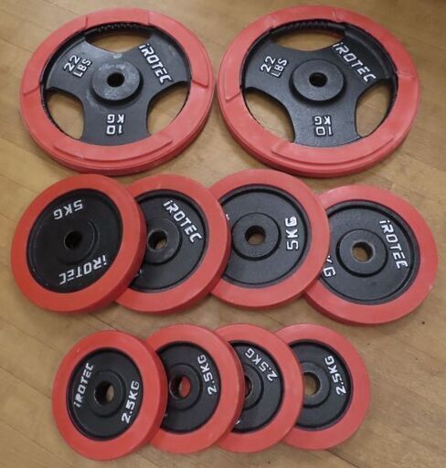 IROTEC バーベル IROTEC(アイロテック)アイアンプレート 20KG [1