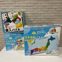 【ネット決済】くもん　日本地図パズル　たんぐらむ　賢人パズル　3...