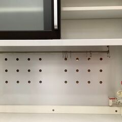値下げしました！】ユーアイ キッチンボード 3連 ハイタイプ WH×DBR 