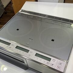 【苫小牧Banana】展示ディスプレイ品 Panasonic/パナソニック 据置タイプ 2口 単相200V IHクッキングヒーター KZ-E60KG 2021年製 光火力センサー搭載♪ Panasonic（パナソニック） KZ-E60KG(KZE60KG) 2口IH 鉄・ステンレス