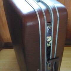 「 サムソナイト　スーツケース 」 茶色　約40年前の古い品で頑...