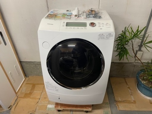 ■美品■TOSHIBA ドラム式乾燥機付洗濯機 9kg 東芝 洗濯機  動作確認済み