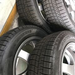 ★初期型以外のプリウスに！殆ど新品に近いスタッドレスタイヤと中古アルミホイールの4本セット