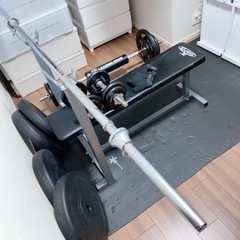 ★再値下げ★ベンチプレス・シャフト・ダンベル セット